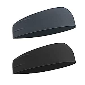 Portzon Sports Headbands for Men and Women (4 Pack) - Non Slip ...