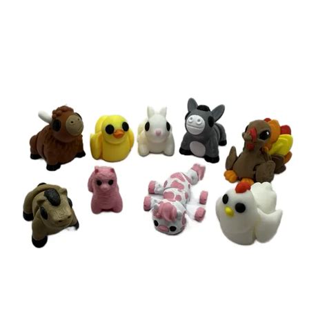 Mini Flexi Farm Life Fidgets 3 for $5 Mystery Pack - Assorted Colors ...