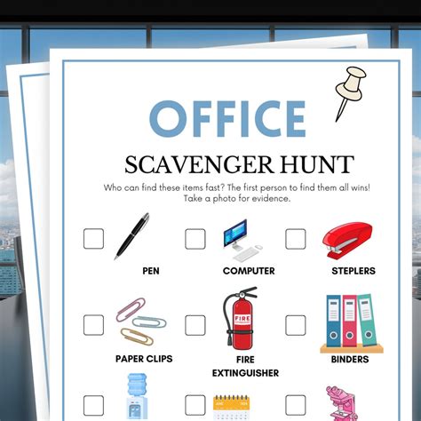 Office Party Games, Office Scavenger Hunt, Work Party Games, Staff Appreciation Games, Happy ...