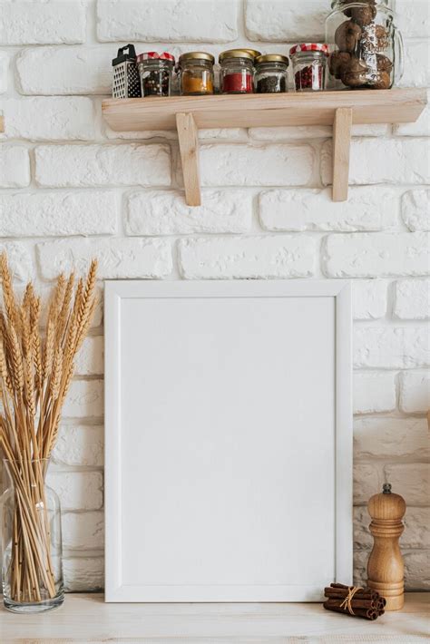 Front view of blank frame concept | Free Photo