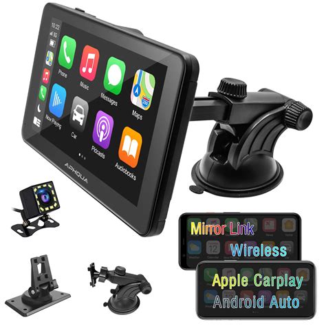 Buy APHQUA Wireless Portable Car Stereo with Rear Camera,Dash or ...