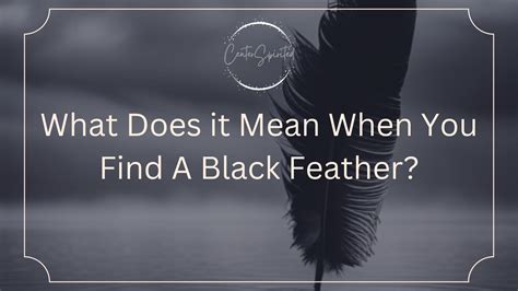 Black Feather Meaning And Symbolism