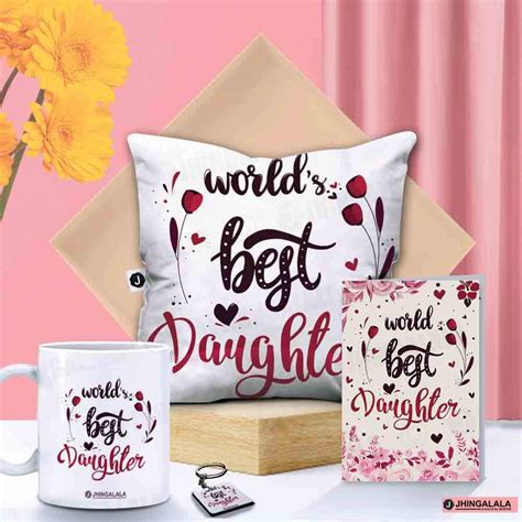 Buy Jhingalala Gift for Daughter | World's Best Daughter Printed ...