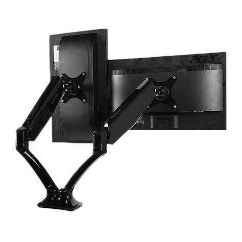 FlexiSpot F7D Dual Monitor Mount: Ergonomic Gas Spring Desk Arm – SuperGo
