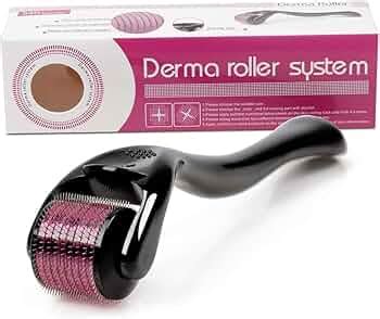 Agrogreen Derma Roller For Hair Growth 0.5 mm with 540 Titanium Needles ...