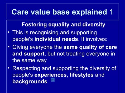 What Is The Care Value Base | PPT