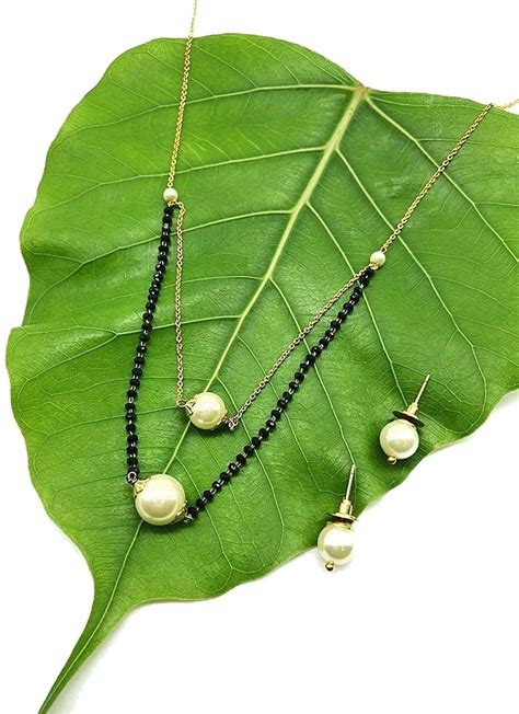 Buy Digital Dress Room Gold Mangalsutra Set Design Women's Pride White ...