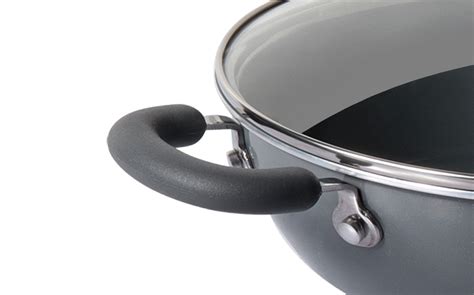 Meyer Anzen Ceramic Coated Cookware 20cm Wok / Kadai with Lid