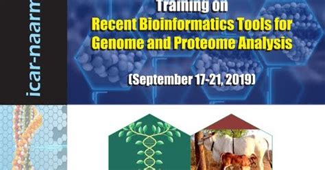 Training on Recent Bioinformatics Tools for Genome and Proteome ...