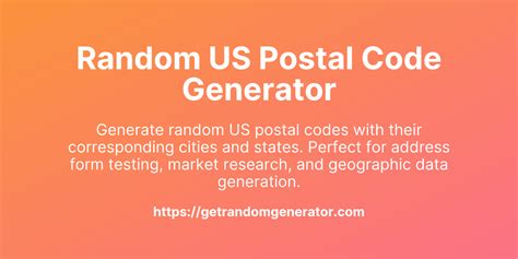 Zip Code Generator 的图像结果