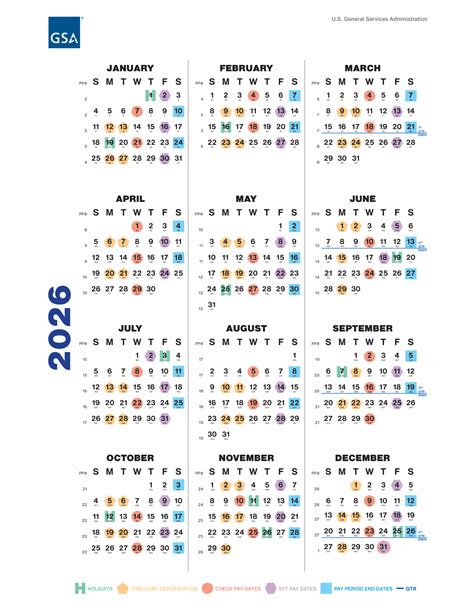 2026 Federal Pay Calendar - Printable Calendar