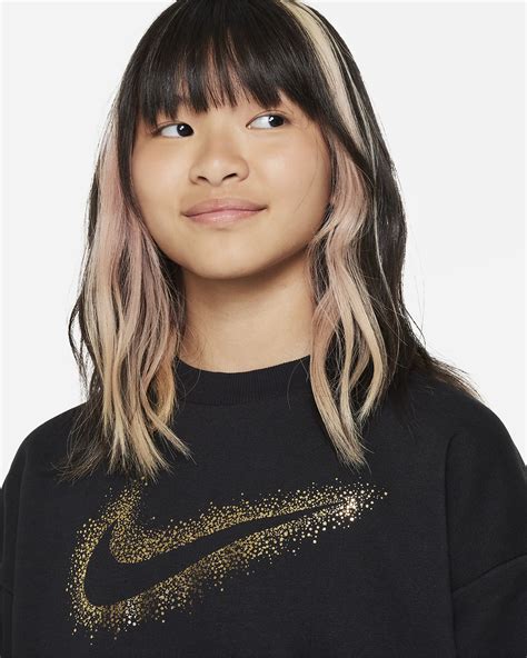 Nike Sportswear Icon Fleece Older Kids' (Girls') Sweatshirt. Nike IN