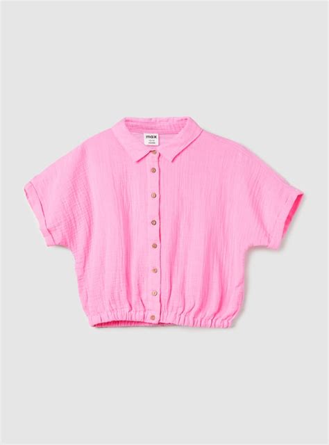 Buy Girls Textured Shirt-style Top Online at just Rs. 499.0 ...