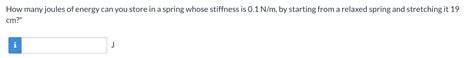 Image result for Joules with Spring Constant