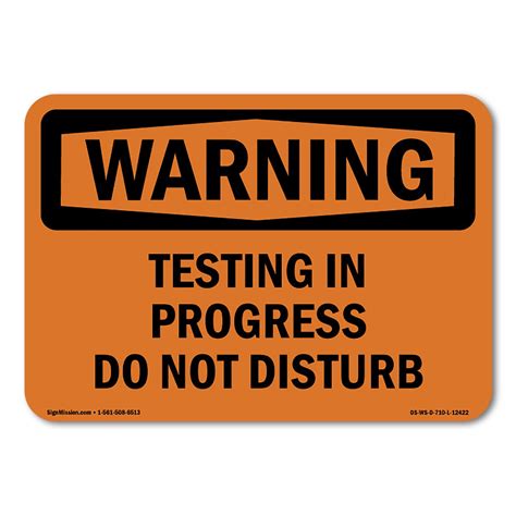 Testing Do Not Disturb Sign