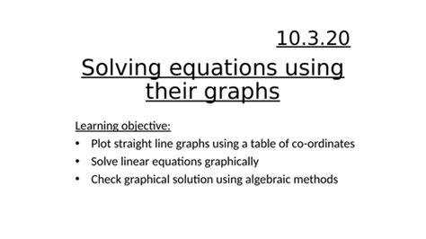 Image result for Solving Linear Equations Graphically