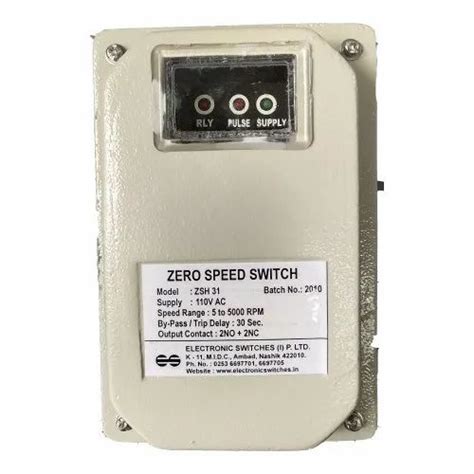 Digital Counters - Zero Speed Switch Manufacturer from Nashik