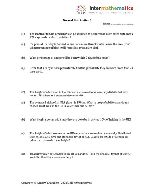 Image result for Normal Distribution Applications Examples Calculations