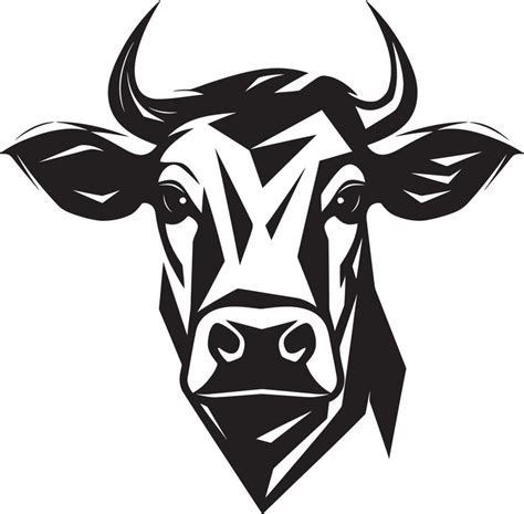 Grazing cows artistic cattle vectors for rural themed designs | Premium ...