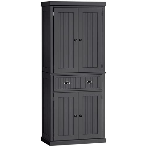 Buy HOMCOM Traditional Kitchen Cupboard Freestanding Storage Cabinet ...