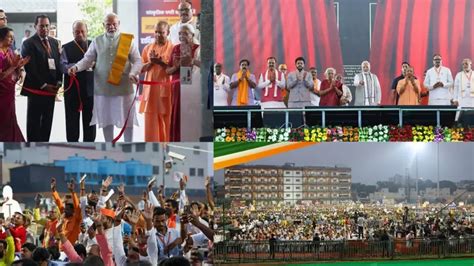 PM Modi lays foundation, inaugurates multiple development projects in ...