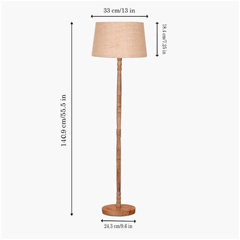 Buy HOMESAKE Wooden Floor Lamp from Homesake at just INR 5000.0