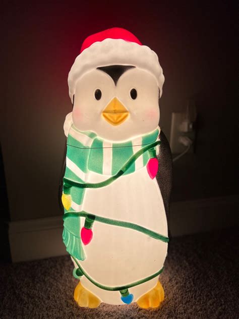 24 Inch Light-up Blow Mold Black and White Penguin - munimoro.gob.pe