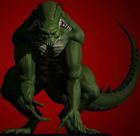 ArtStation - Absolute Killer croc(quick sculpt)