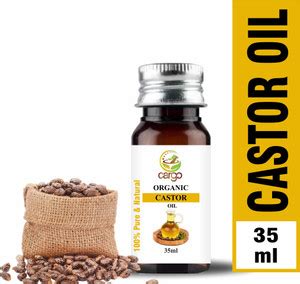 Cargo Cold Pressed (Organic) Castor Oil for Skin, Body & Hair Oil-35ML ...