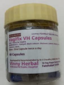 Vinny Herbal Vagifix VH Capsules Price in India - Buy Vinny Herbal ...