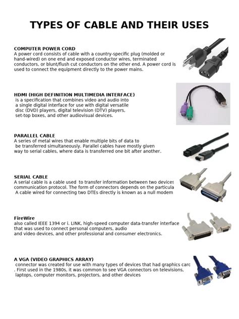 Image result for Computer Cables Fuction