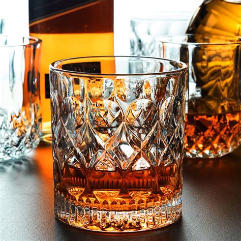 China Whiskey Glasses Set Old Fashioned Glass Crystal Whiskey Tumbler ...