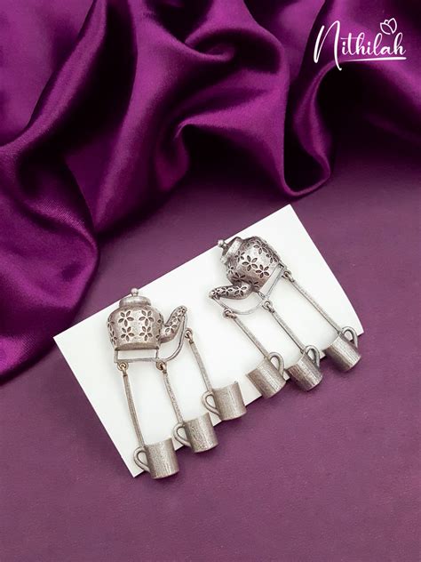 Buy Oxidised Earrings | Oxidised Jewellery Earrings – Nithilah