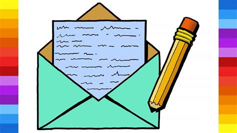 Image result for Drawing On Evelope