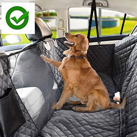 Dog Car Seat Cover, Waterproof & Scratch Proof & Nonslip Back Seat ...