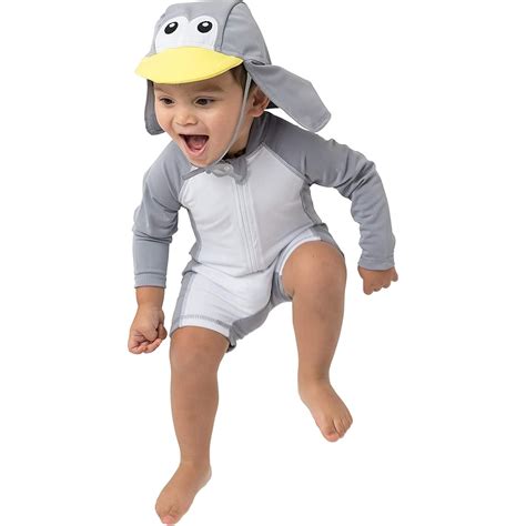 Cuddle Club Baby Swimsuit UPF 50+, One-Piece Infant Swimwear 6-12 Mos ...