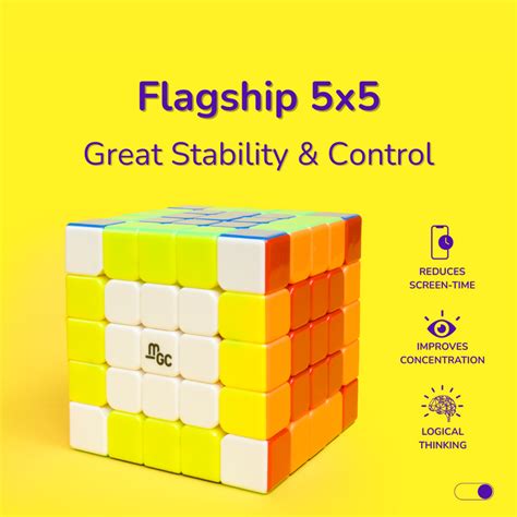 Buy YJ MGC 5x5 Magnetic Speedcube Online | Cubelelo