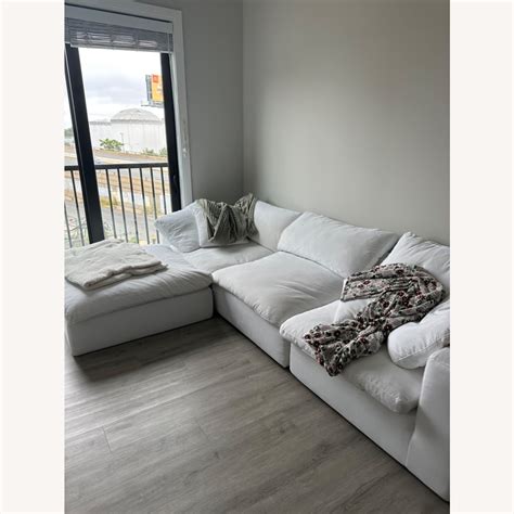 White Cloud Couch Dupe Sectional - AptDeco