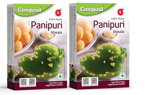 Gangwal Delicious Indori Style Famous Pani Puri Masala With Natural ...