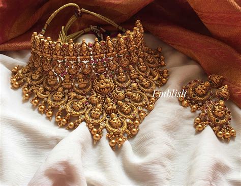 Grand nagas bridal closed neck choker