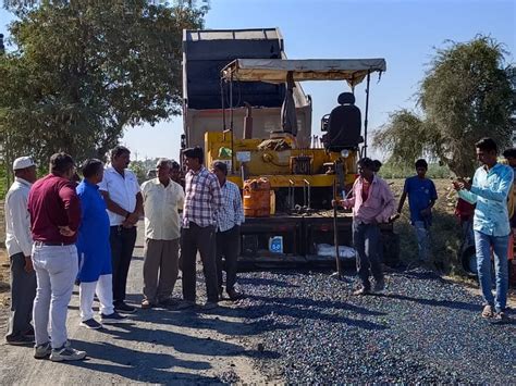 From Malanpur to Kochada, Bamanwa and Patdi Rs. Road work started at a ...