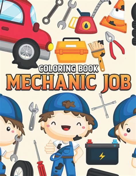 Mechanic Coloring Pages 的图像结果