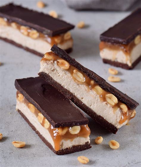 Vegan Snickers (Gluten-Free Candy Bars) - Elavegan
