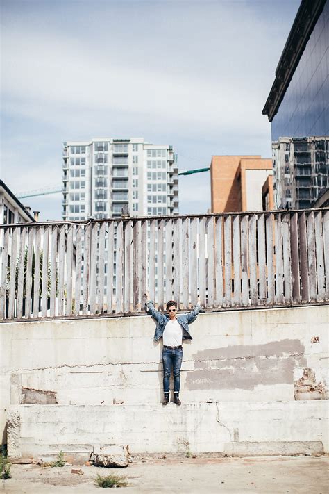 Man in a Business Suit in a Mall Parking Lot 的图像结果