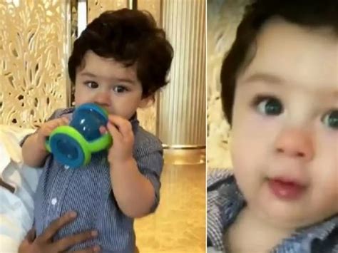 Jacqueline Fernandez Meets Taimur Ali Khan & Her Baby Talk With Him ...
