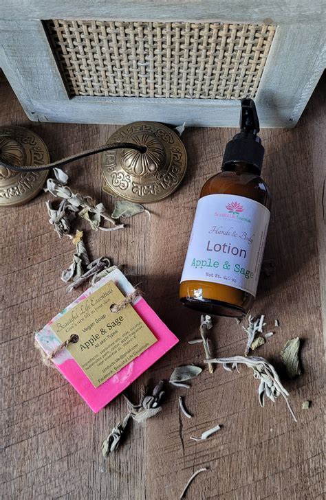 Apple & Sage in 2024 | Organic coconut oil, Lotion, Handcrafted soaps