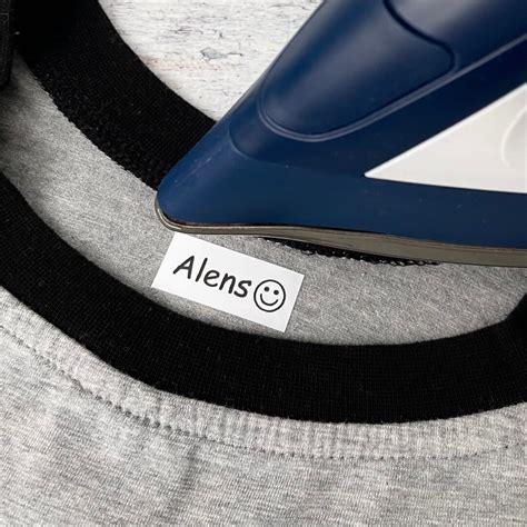 Iron on Name Labels, Personalized Iron on Name Labels, Iron-on Labels for Clothing, Name Tags ...