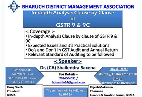 In-Depth Analysis | BDMA - Bharuch District Management Association