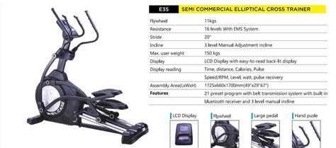 semi commercial elliptical cross trainer Latest Price, semi commercial ...