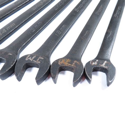 Snap-on Tools 9pc 12-Point Metric Flank Drive Combination Wrench Set